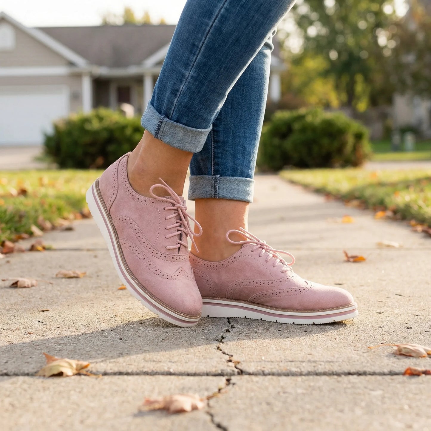 Low-Cut Oxford Trainers - Ceylin