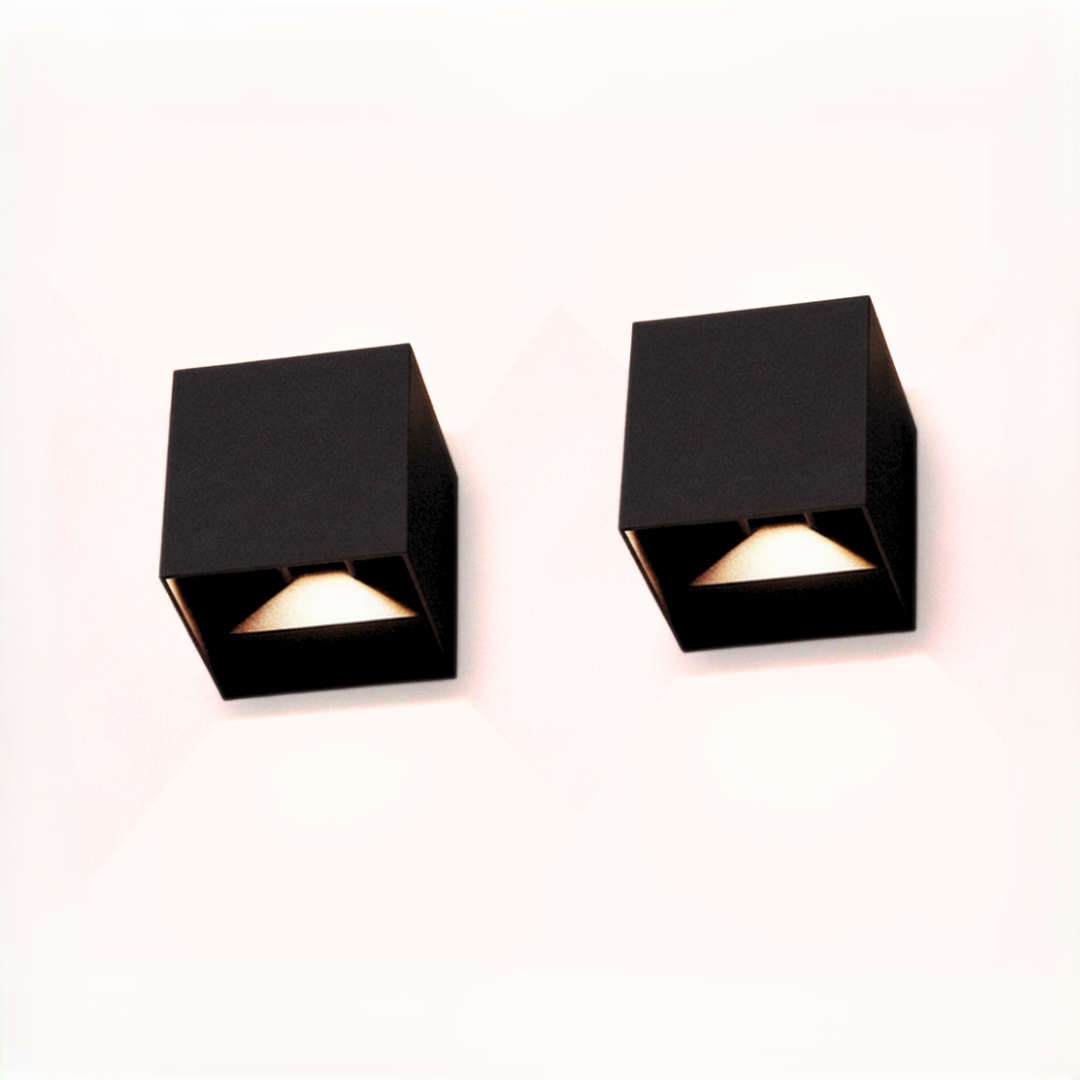 Stylish LED Cube Wall Light - LumiCube