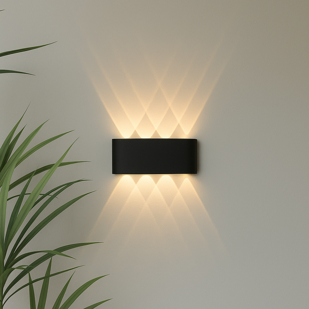 Outdoor LED Wall Light – IP65 Weatherproof, Hardwired 9