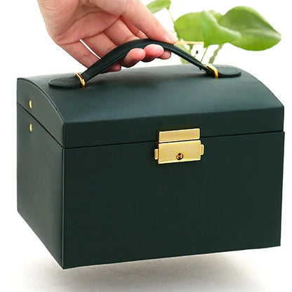 Jewellery box with 3 drawers and luxurious velvet interior – Amylin