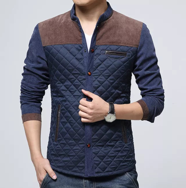 Retro windbreaker with stand-up collar for men - Orlando