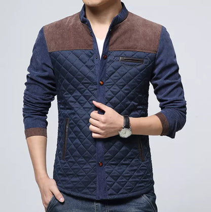 Retro windbreaker with stand-up collar for men - Orlando