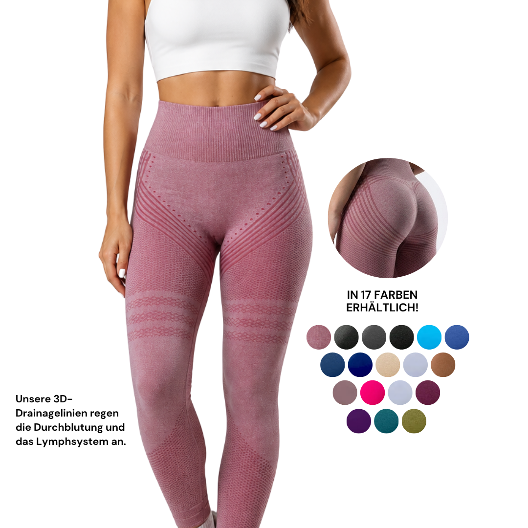 Curvay 3D Sculpt Leggings - Cellulite-Smoothing Compression 1