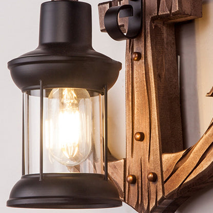 Wooden Anchor LED Wall Lamp – Nautica