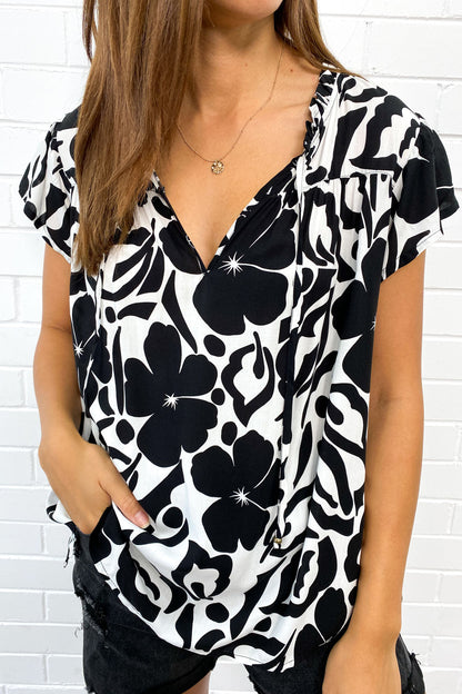 Airy women's summer top – Isaline