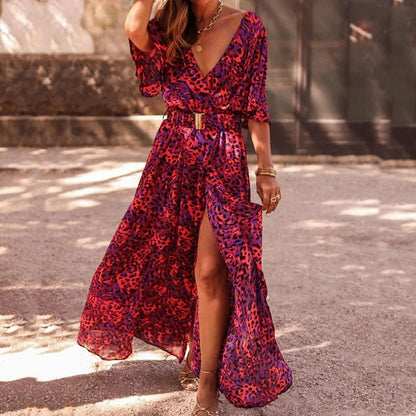 Trendy Maxi Wrap Dress for Summer - Vera