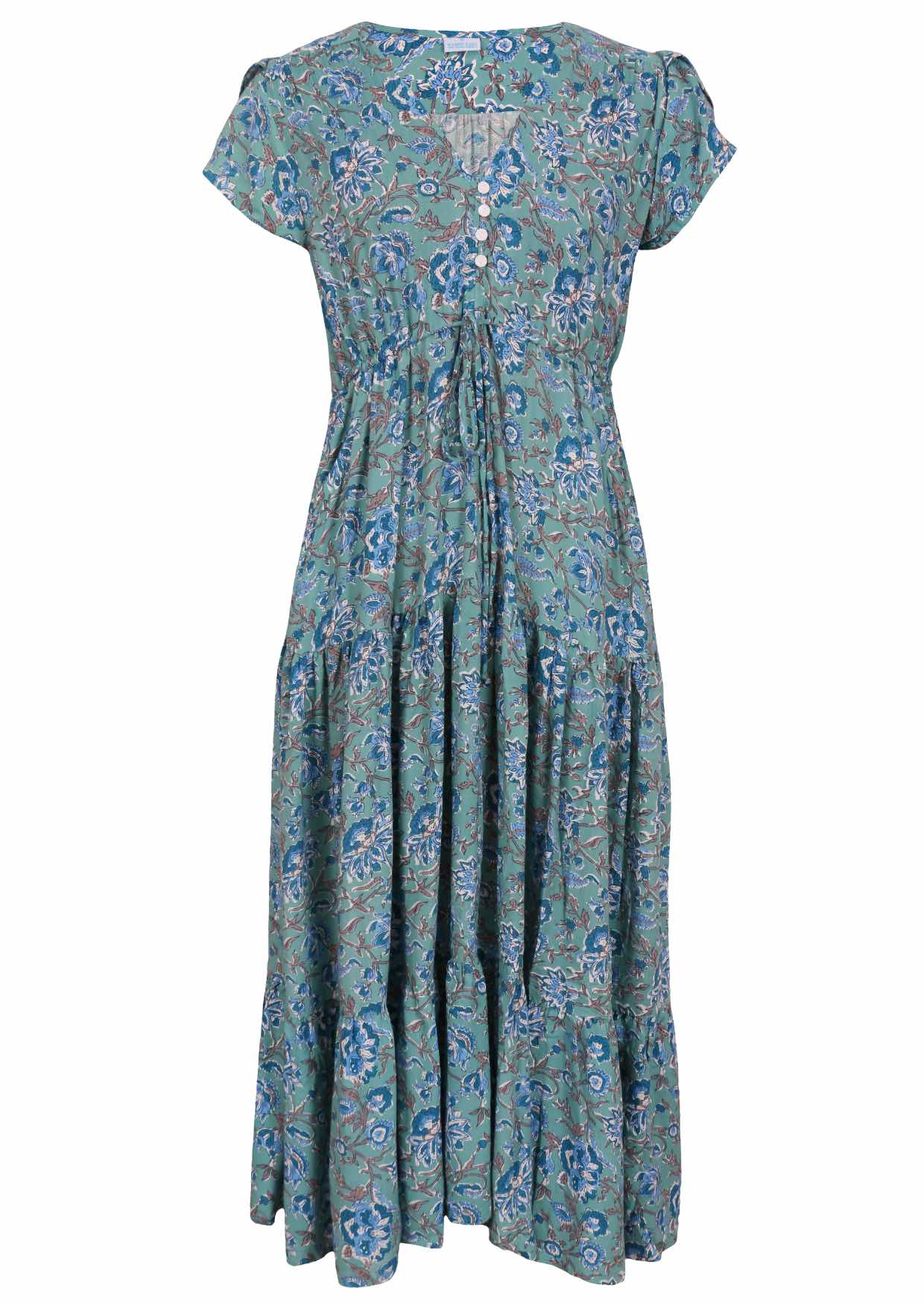 Maxi Kleid Mit V Ausschnitt - Mandy