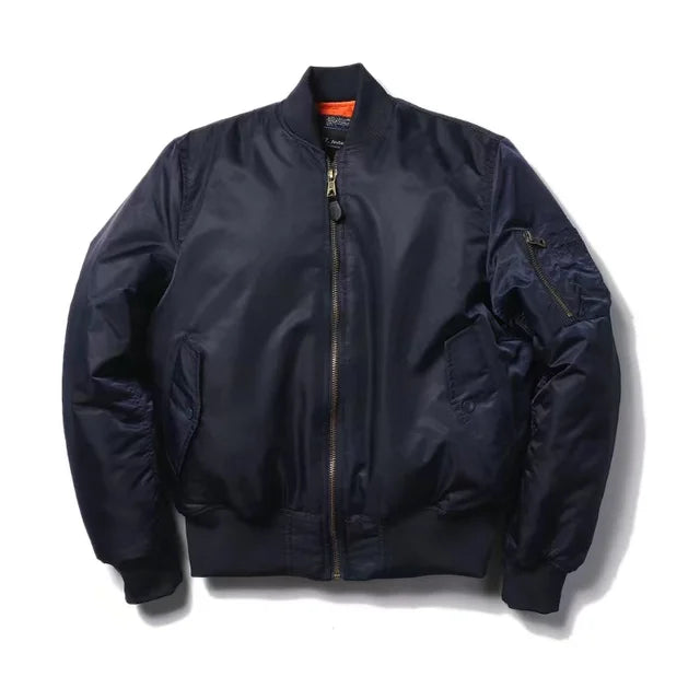 Unisex Premium Bomber Jacket with Zip - Alex