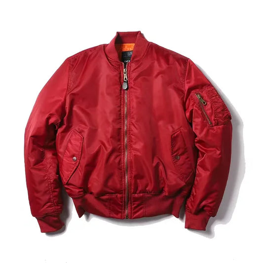 Unisex Premium Bomber Jacket with Zip - Alex