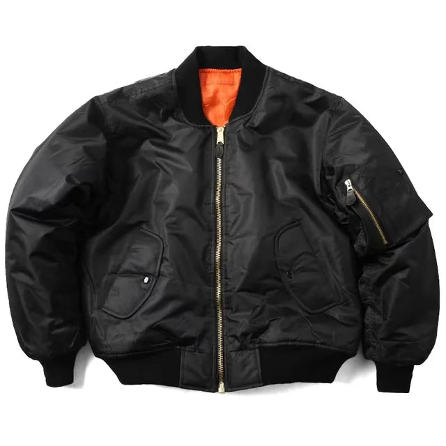 Unisex Premium Bomber Jacket with Zip - Alex