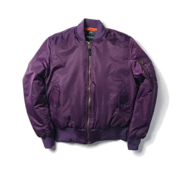 Unisex Premium Bomber Jacket with Zip - Alex