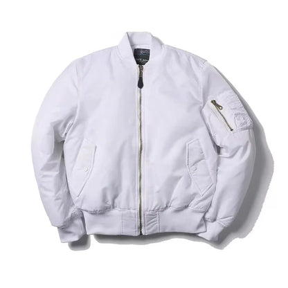 Unisex Premium Bomber Jacket with Zip - Alex