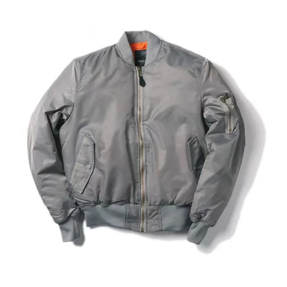 Unisex Premium Bomber Jacket with Zip - Alex