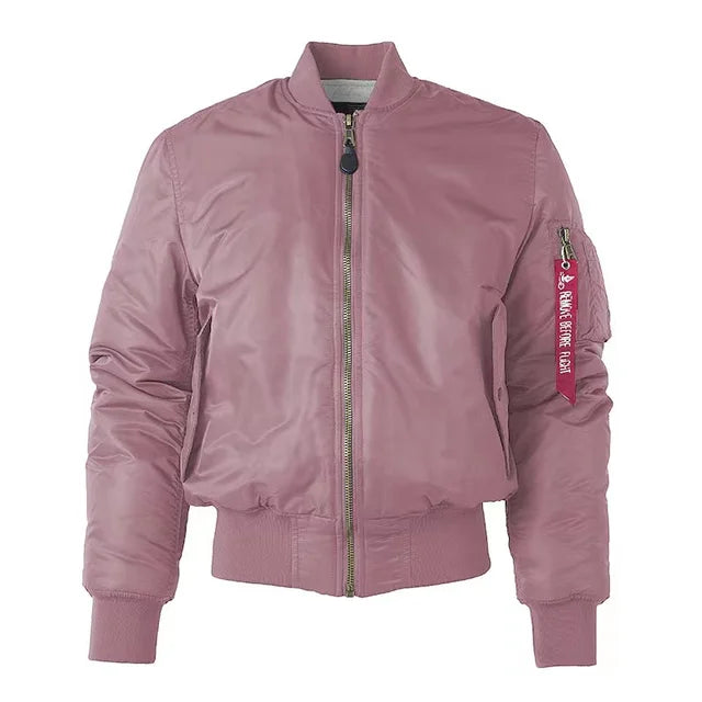 Unisex Premium Bomber Jacket with Zip - Alex