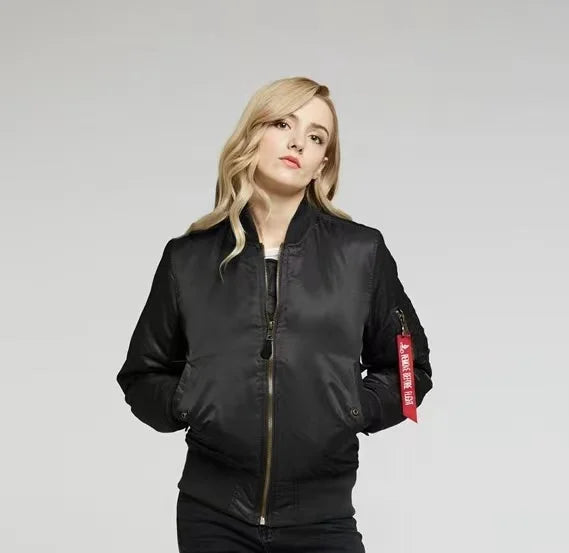 Unisex Premium Bomber Jacket with Zip - Alex