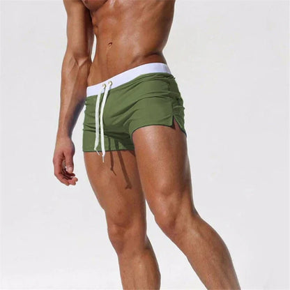 Trendy men's swim shorts with quick-drying material and comfortable fit - Arlan