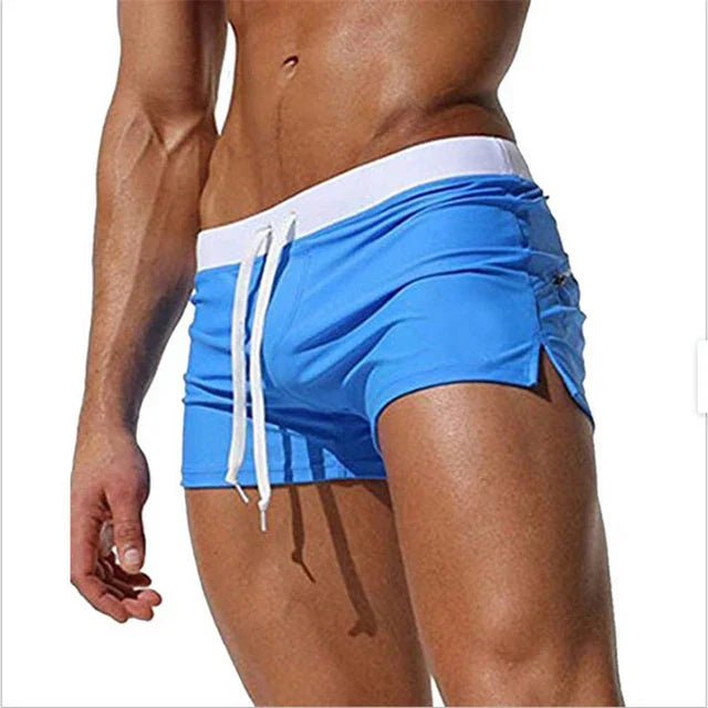 Trendy men's swim shorts with quick-drying material and comfortable fit - Arlan