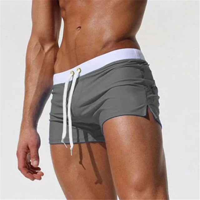 Trendy men's swim shorts with quick-drying material and comfortable fit - Arlan