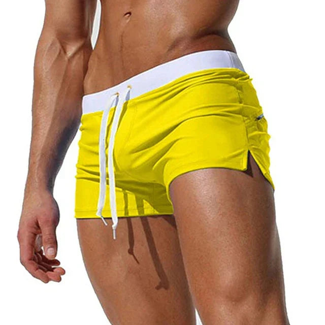Trendy men's swim shorts with quick-drying material and comfortable fit - Arlan