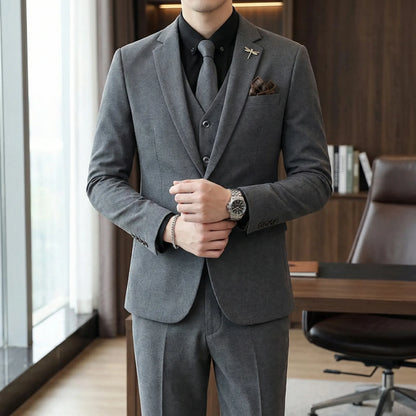 Men Suit Three Piece - Merlin