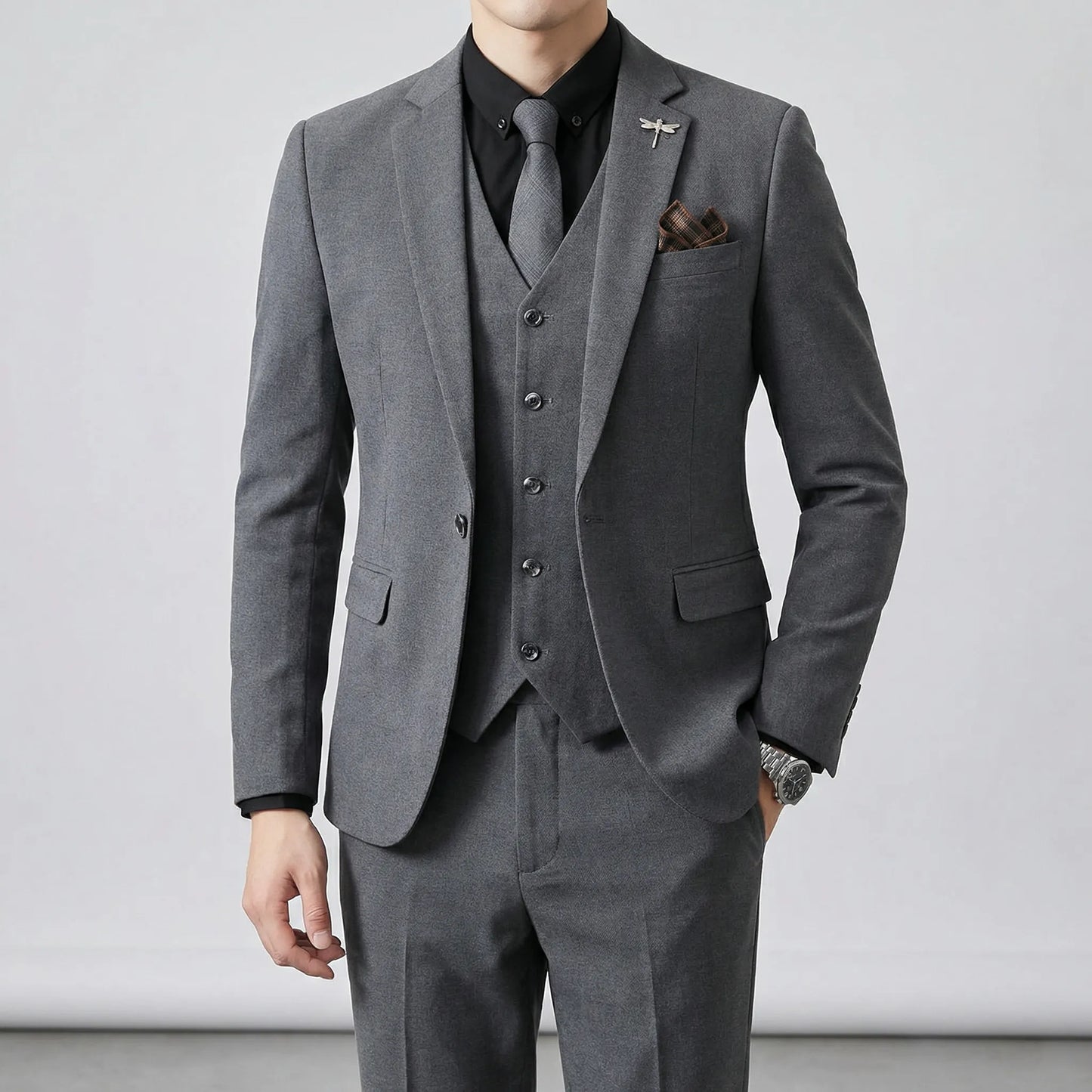 Men Suit Three Piece - Merlin