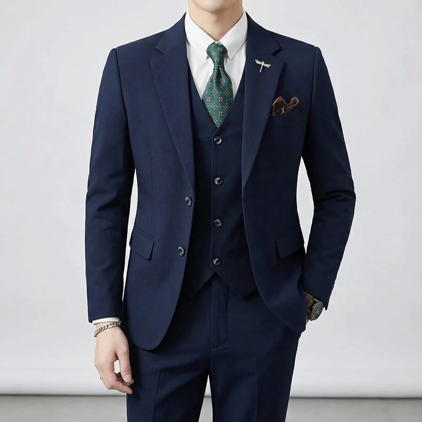Men Suit Three Piece - Merlin