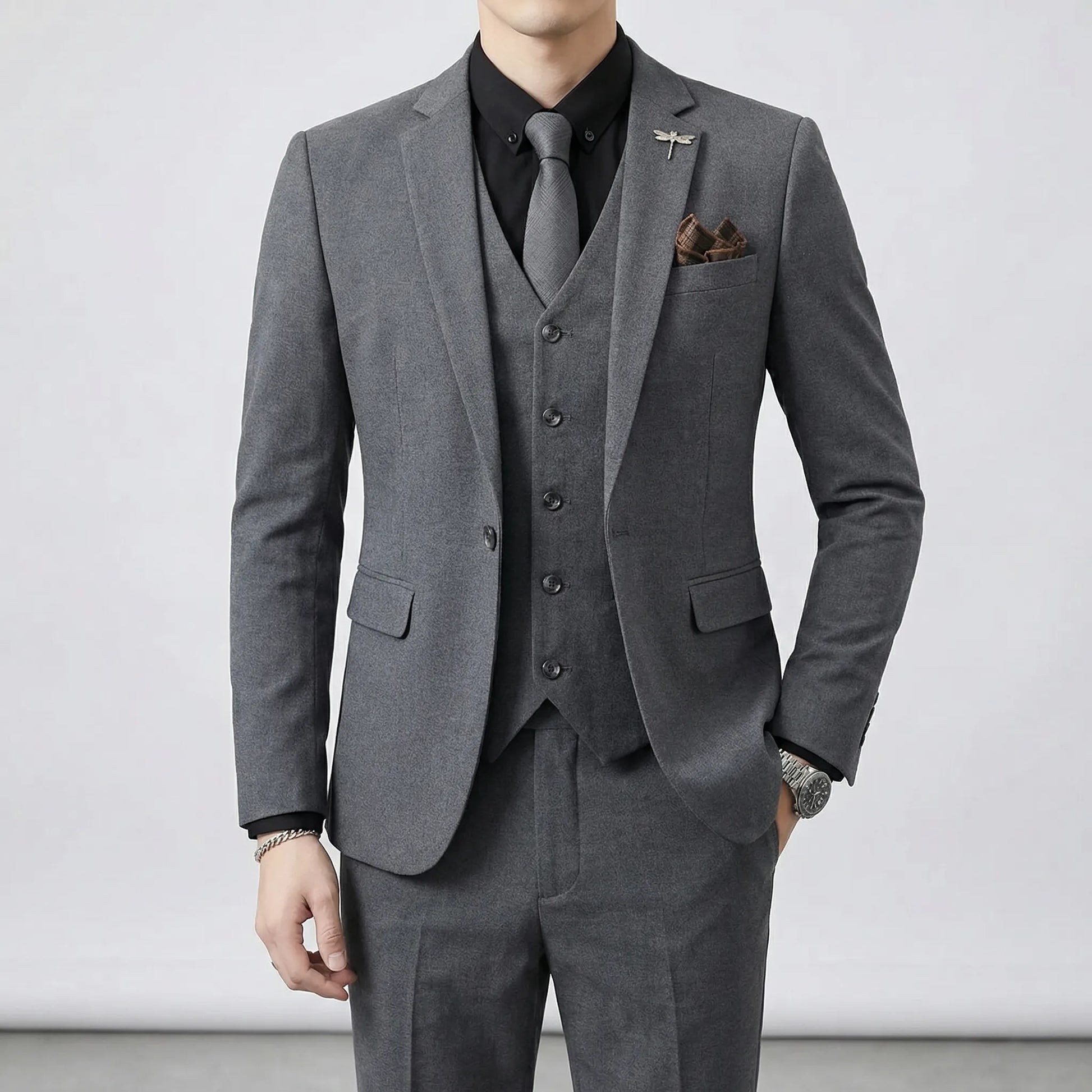 Men Suit Three Piece - Merlin