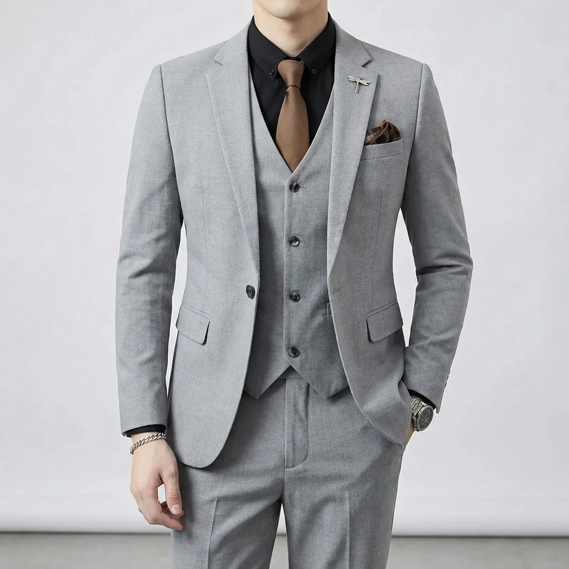 Men Suit Three Piece - Merlin
