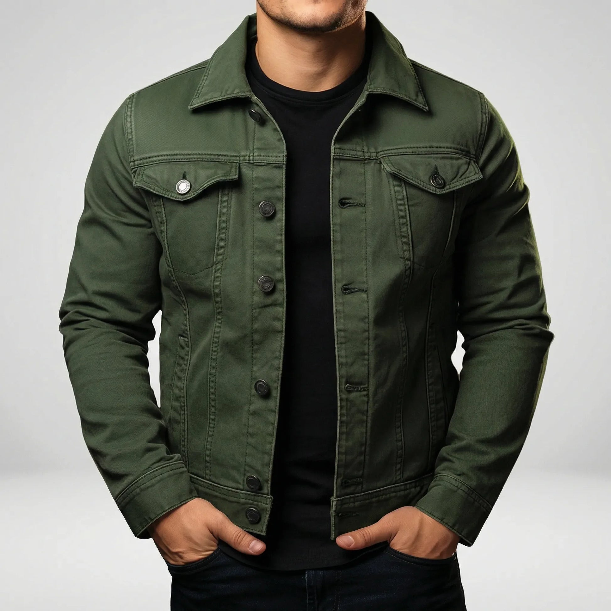 Men's Casual Button-Up Jacket - Giuseppe