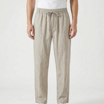 Men's Casual Linen Trousers -  Elias
