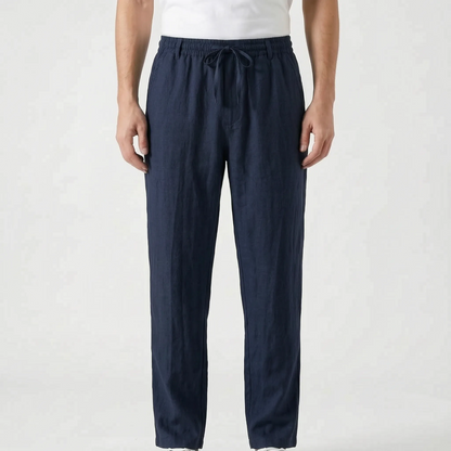 Men's Casual Linen Trousers -  Elias