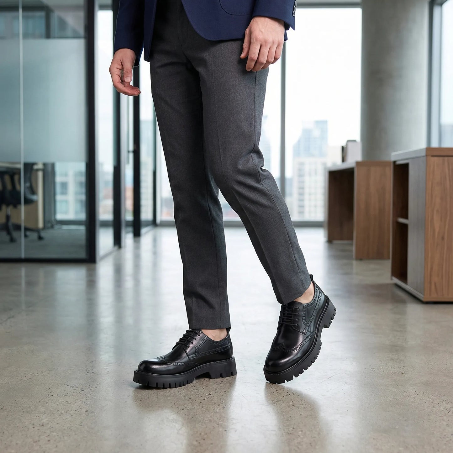 Men's Elevator Dress Shoes - Mike