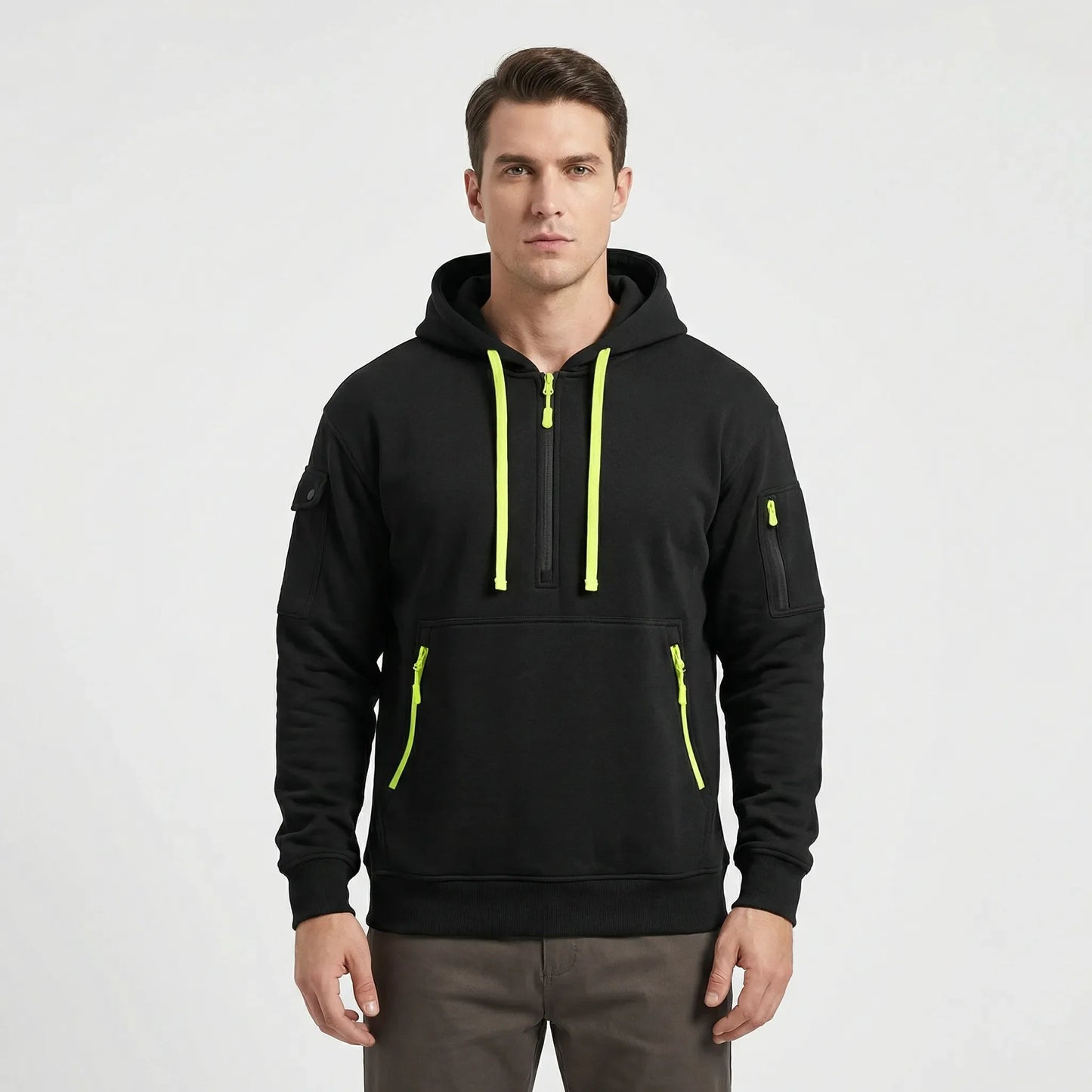 Men's Half Zip Hoodie - Diego
