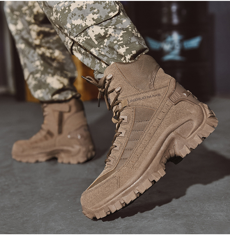 Men's High Tactical Lace-Up Boot - Charles