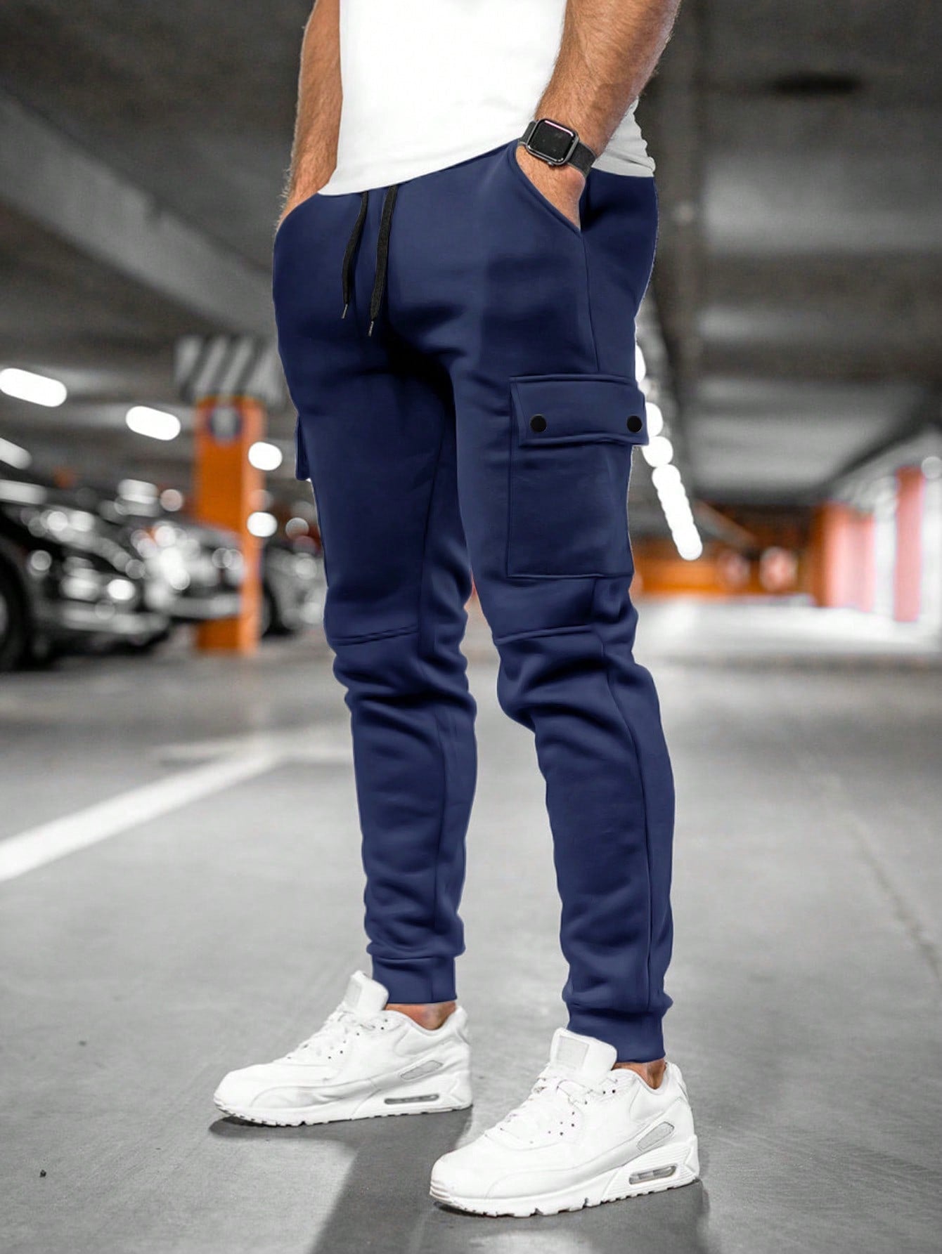 Men's Slim-Fit Trousers In A Streetwear Style - Virgil