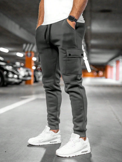 Men's Slim-Fit Trousers In A Streetwear Style - Virgil