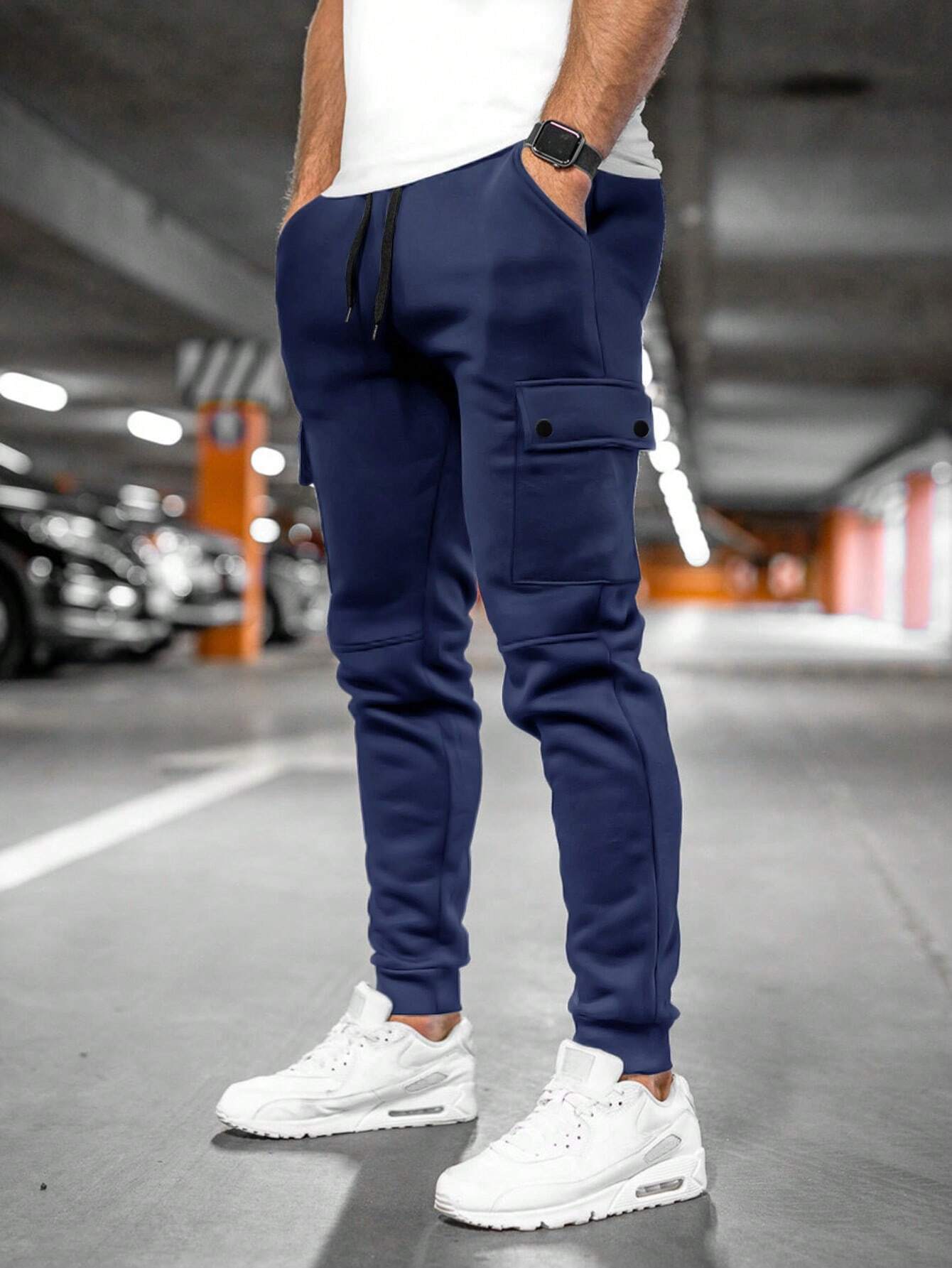 Men's Slim-Fit Trousers In A Streetwear Style - Virgil