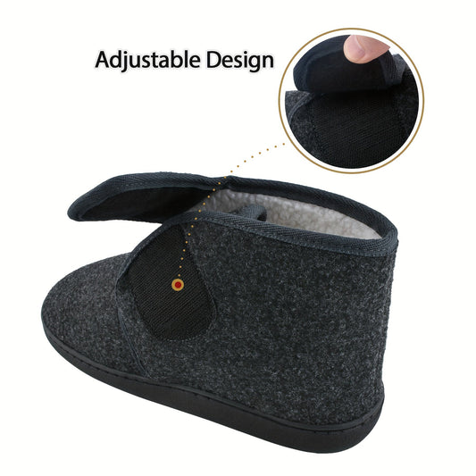 Men's Slipper With Hook-And-Loop Fastening - Santiago