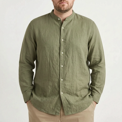 Men's Stand Collar Shirt -  Harry