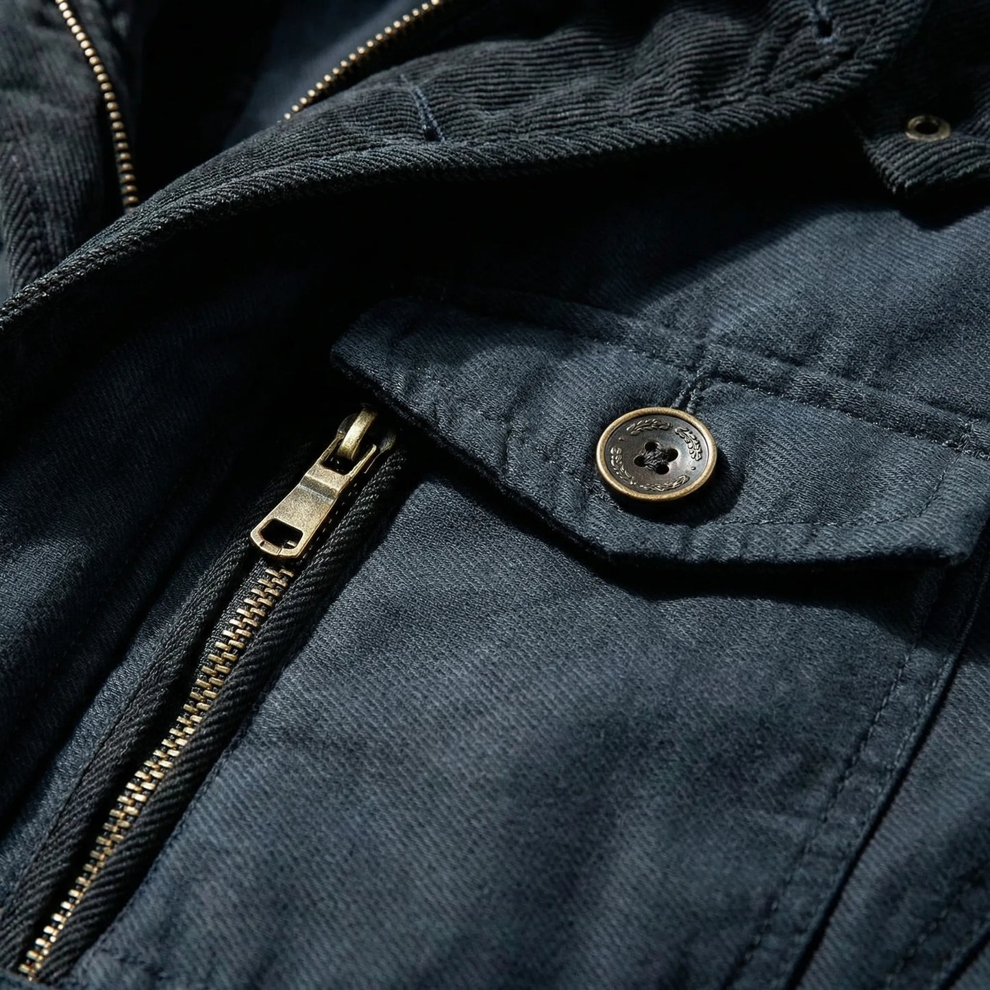 Men's Winter Jacket With Hood And Cuffs - Carlos