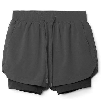 Trendy sports shorts with breathable material and side pocket – Marky