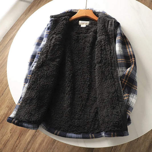 Men's Fleece-Lined Shirt Jacket – Mauro