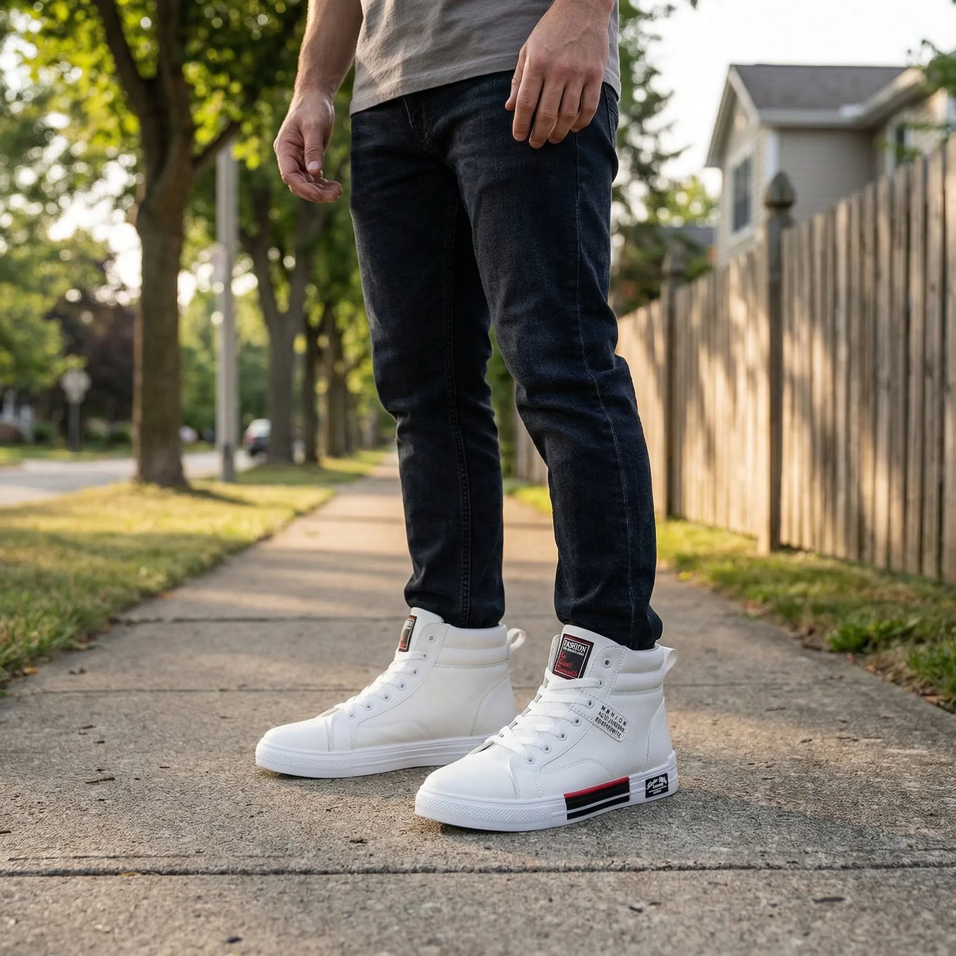 Mens High Top Trainers - Matti
