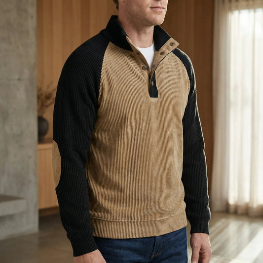 Mens Jumper With Raglan Sleeves - Magnus