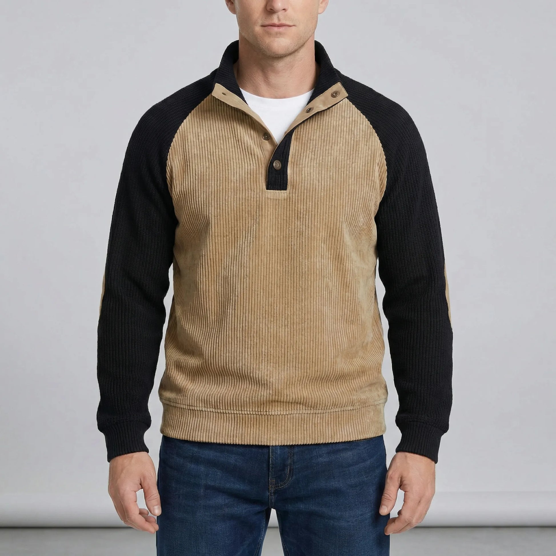 Mens Jumper With Raglan Sleeves - Magnus