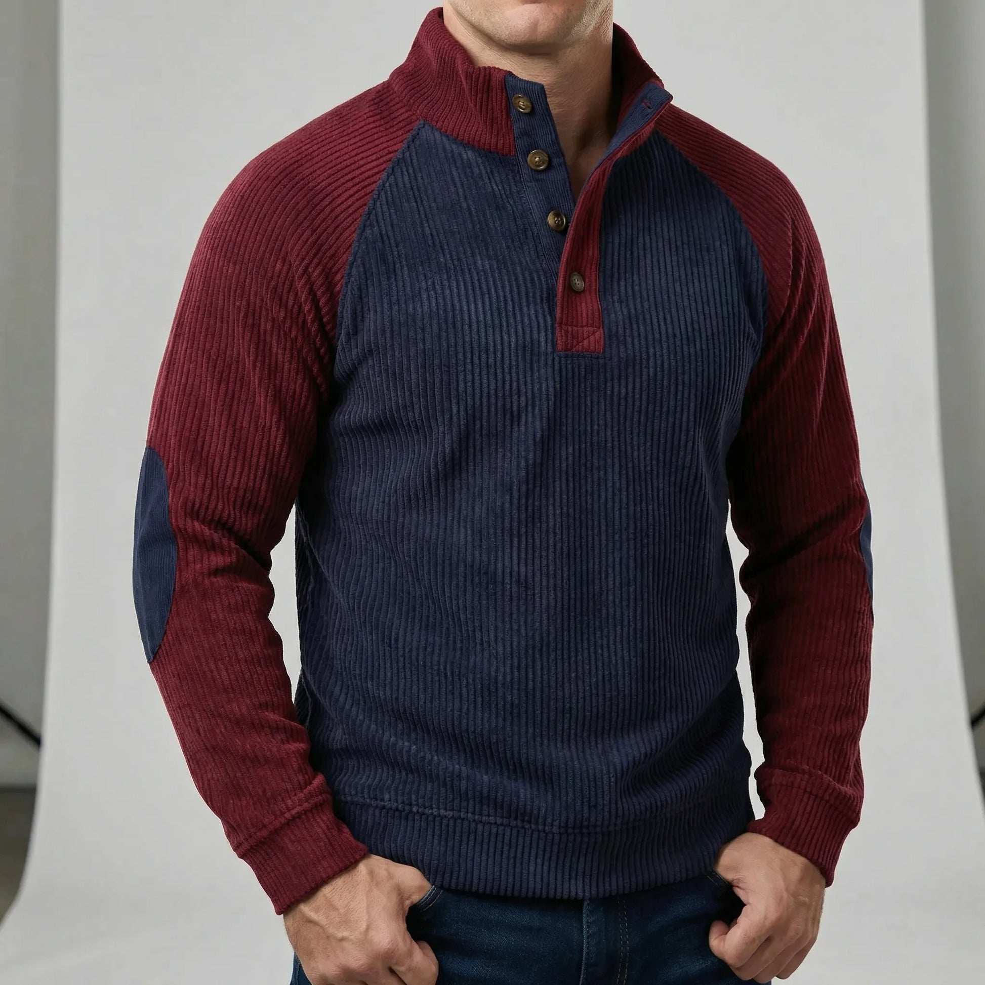Mens Jumper With Raglan Sleeves - Magnus