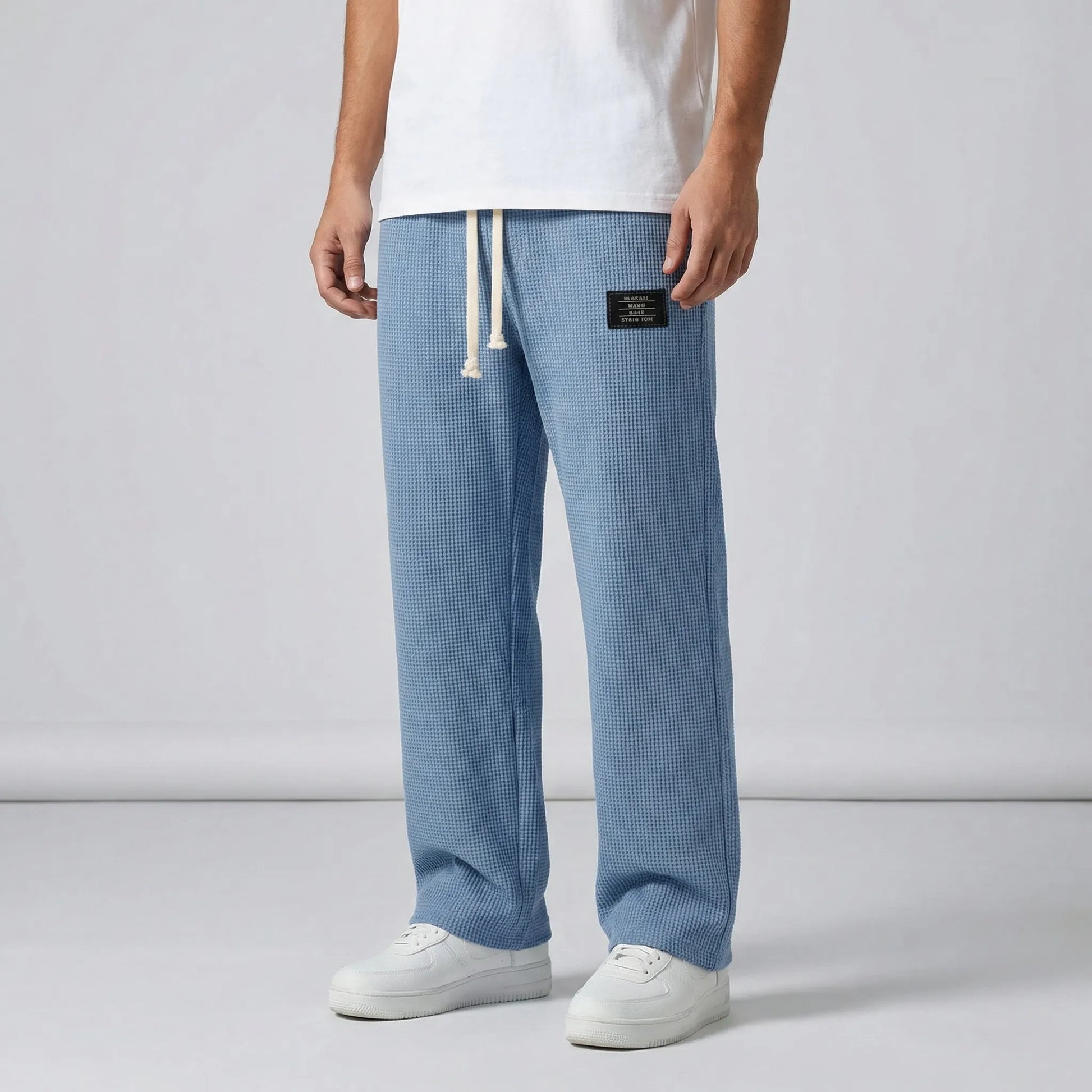 Mens Lounge Wear Trousers With Drawstring Waist - Caspar