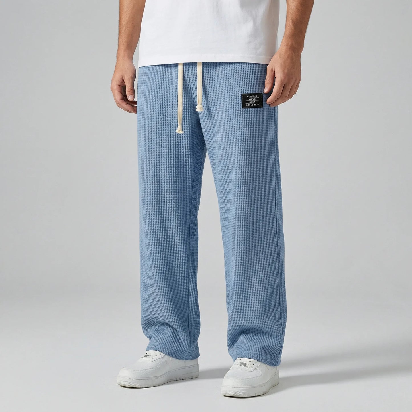 Mens Lounge Wear Trousers With Drawstring Waist - Caspar