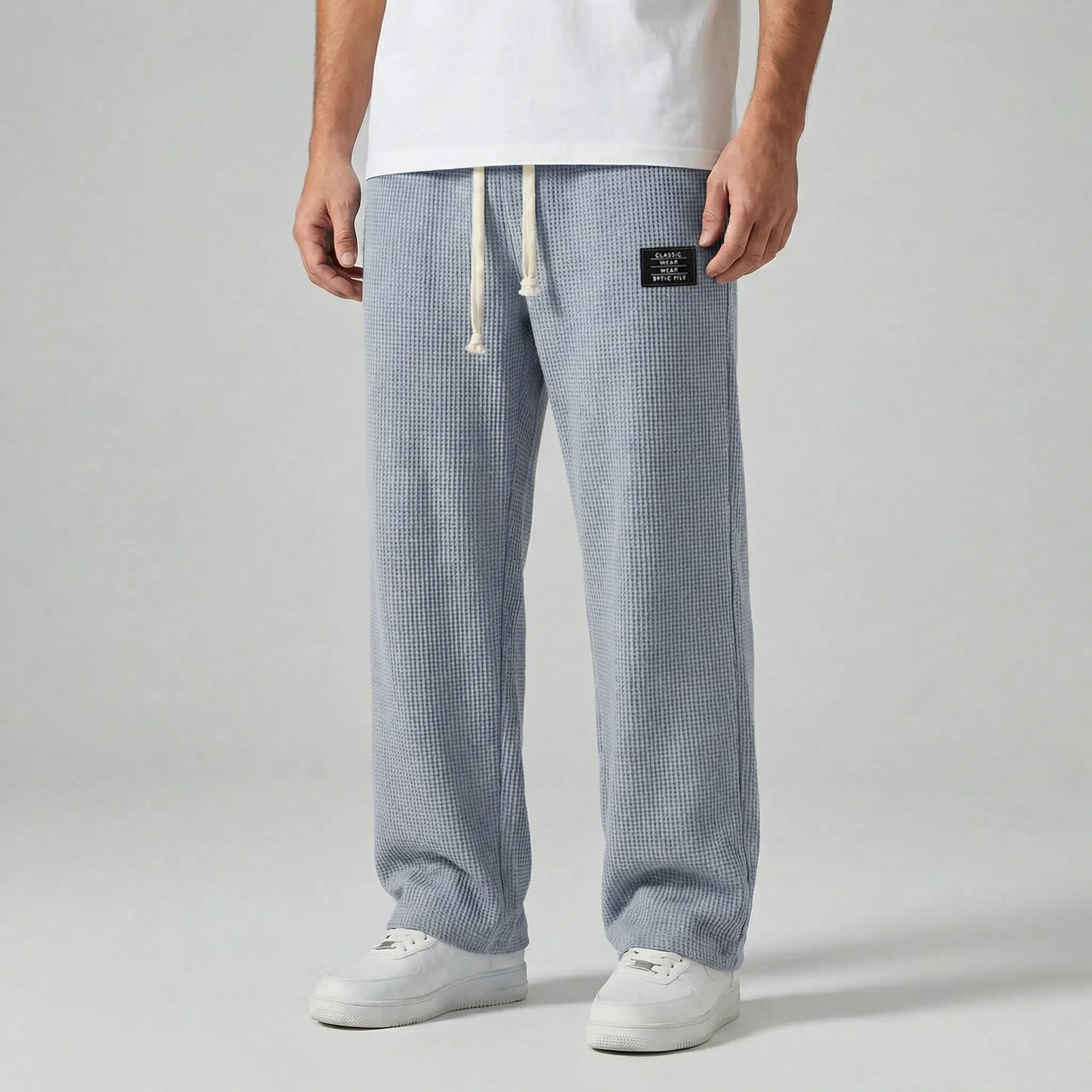 Mens Lounge Wear Trousers With Drawstring Waist - Caspar