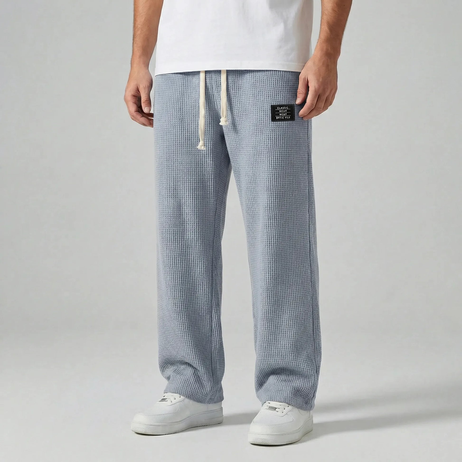 Mens Lounge Wear Trousers With Drawstring Waist - Caspar